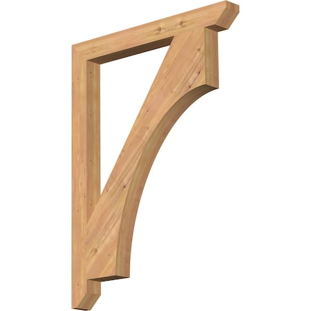 Ekena Millwork Westlake Slat Smooth Bracket, Western Red Cedar, 3 1/2"W x 34"D x 46"H BKT04X34X46WTL06SWR